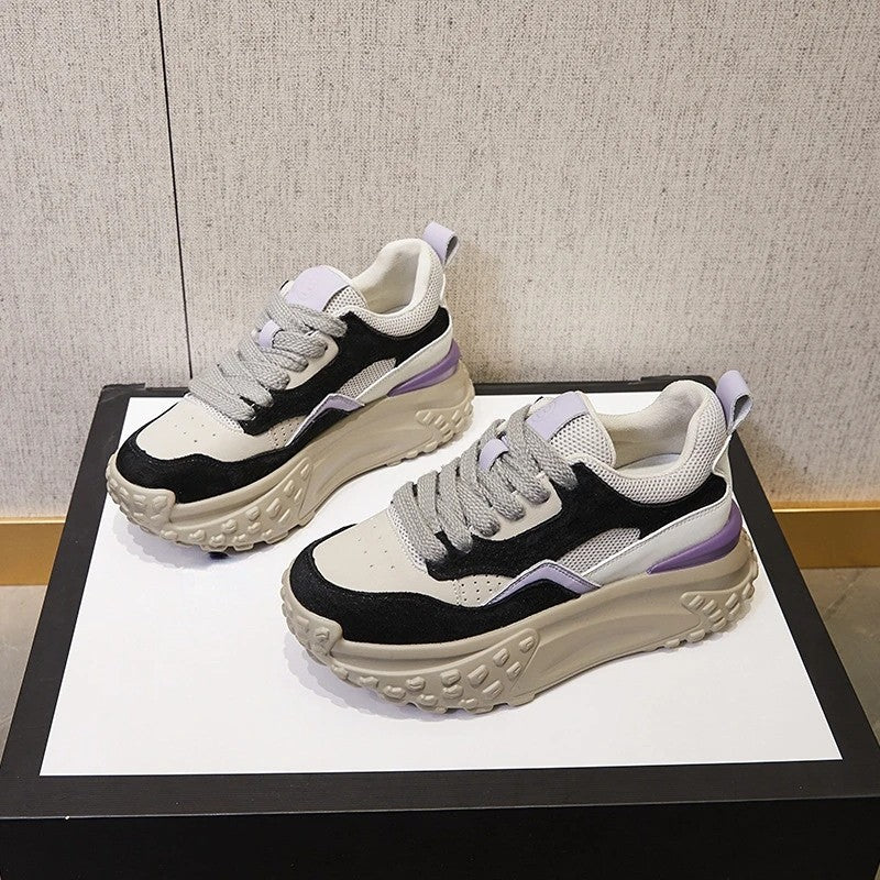 Cobblestone Chunky Platform Sneakers