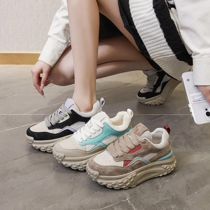 Cobblestone Chunky Platform Sneakers