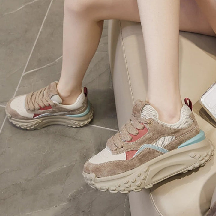 Cobblestone Chunky Platform Sneakers