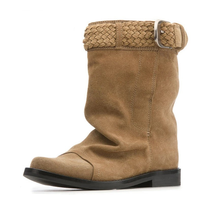 Saddler Woven Belt Boots