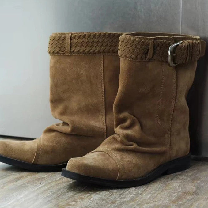 Saddler Woven Belt Boots