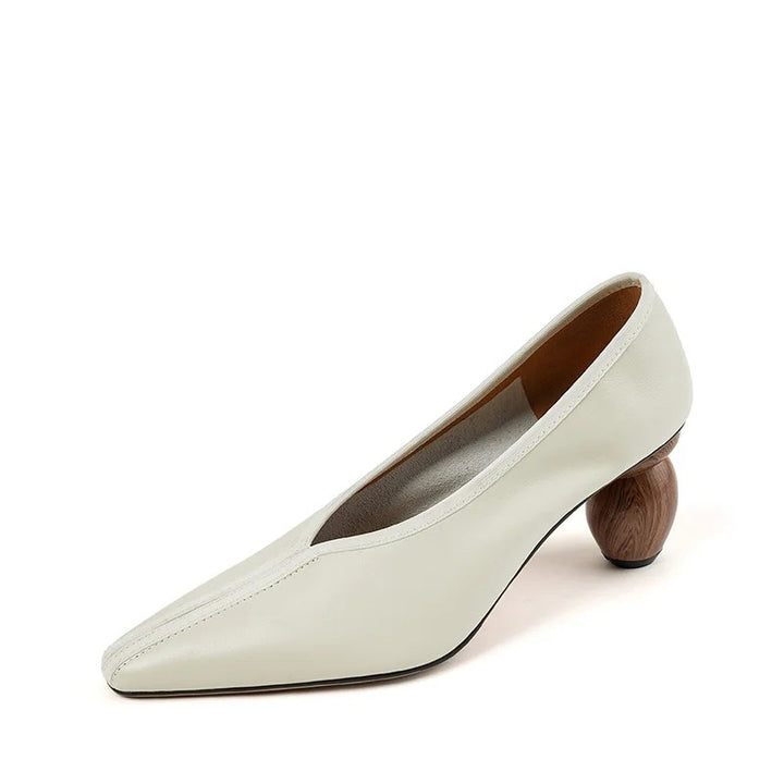 Grove Sculpted-Heel Pumps