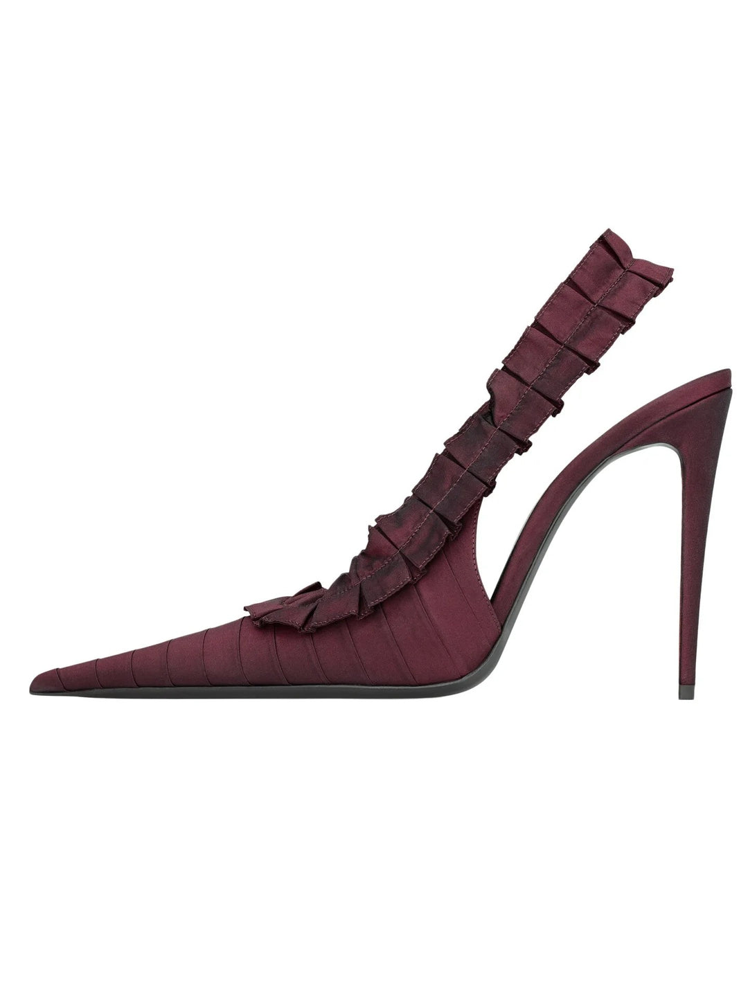 Ruffia Slingback Pumps