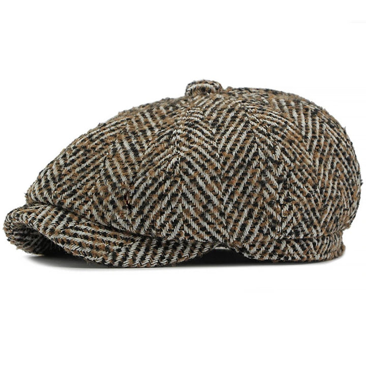 Newsboy Herringbone Baker Cap