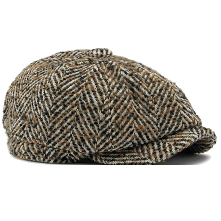 Newsboy Herringbone Baker Cap