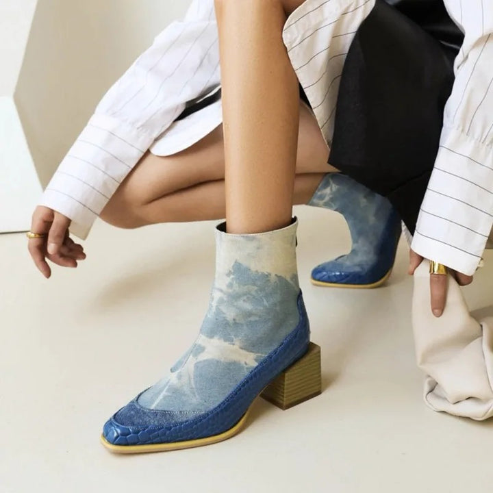 Marchetta Square-Toe Booties