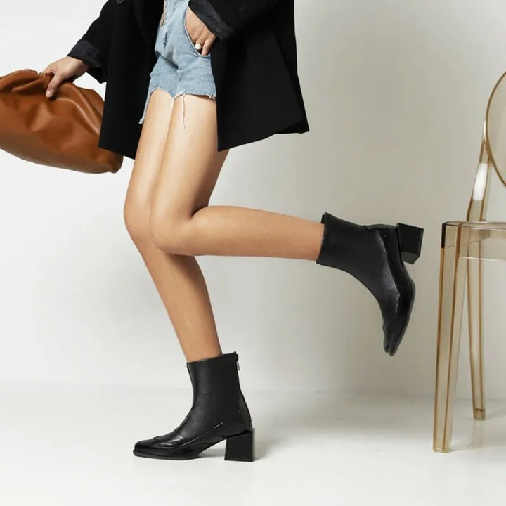 Marchetta Square-Toe Booties