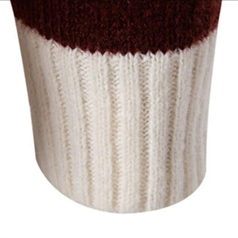 Ashland Patchwork Mock-Neck Sweater