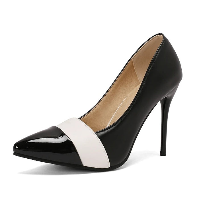 Tuxedo Cap-Toe Pumps