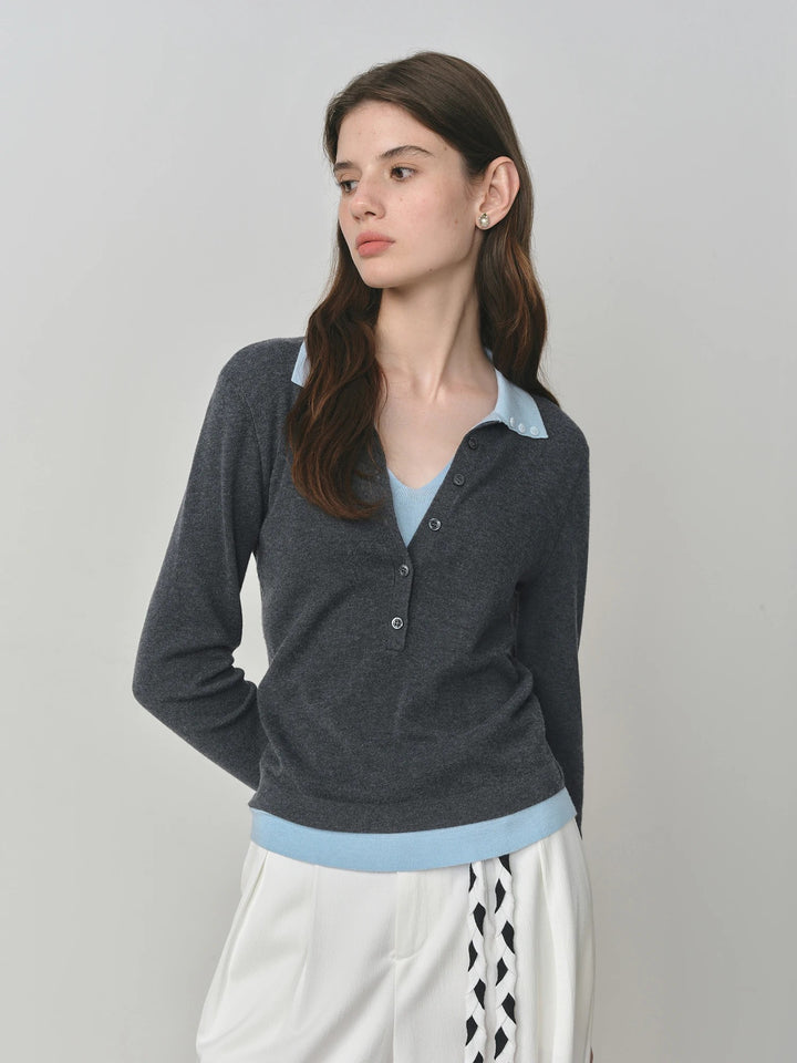 Regatta Layered Polo Sweater