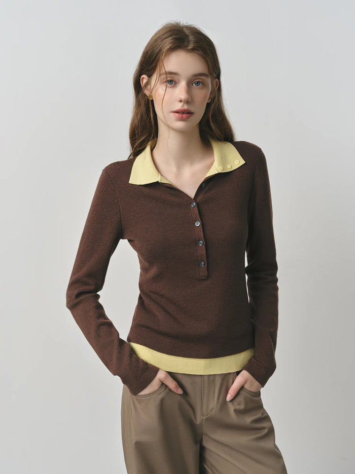 Regatta Layered Polo Sweater