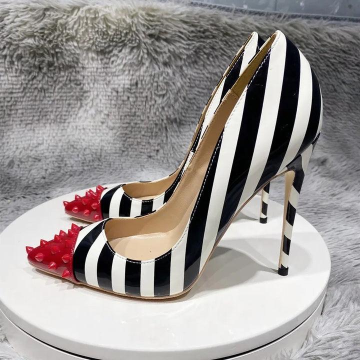 Harlequin Spike Stiletto Pumps