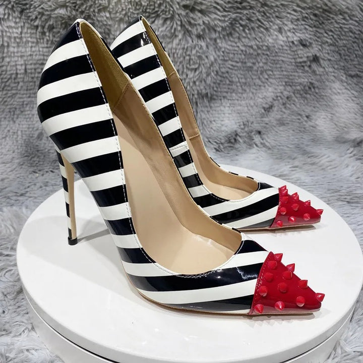 Harlequin Spike Stiletto Pumps