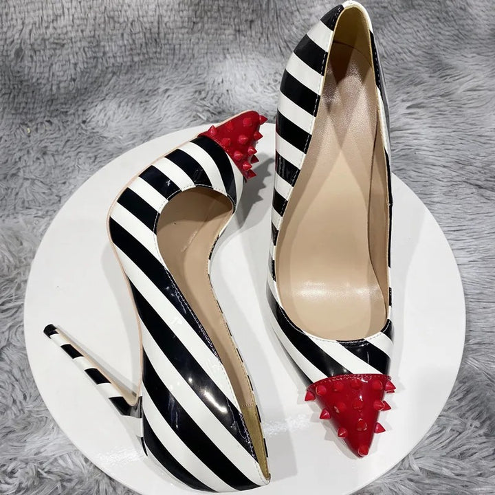 Harlequin Spike Stiletto Pumps