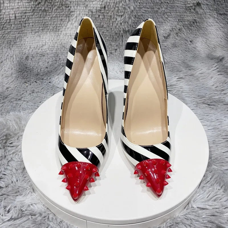 Harlequin Spike Stiletto Pumps