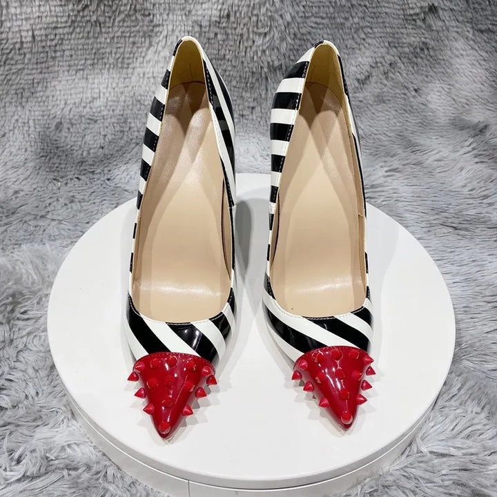 Harlequin Spike Stiletto Pumps