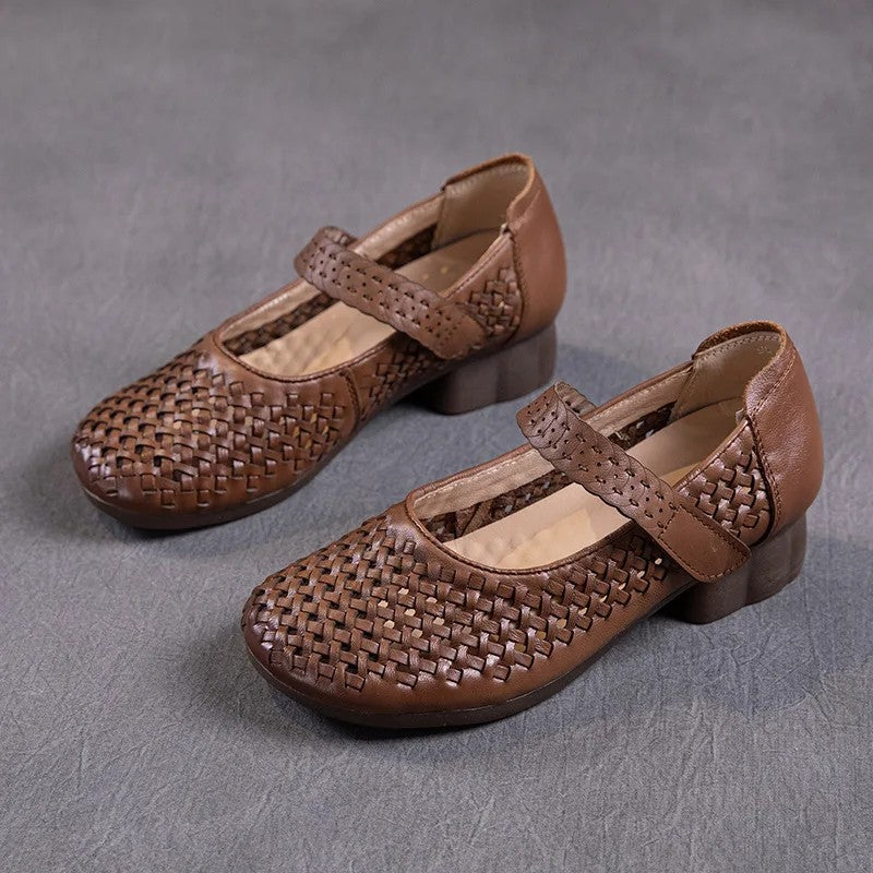 Intrecci Woven Mary Janes