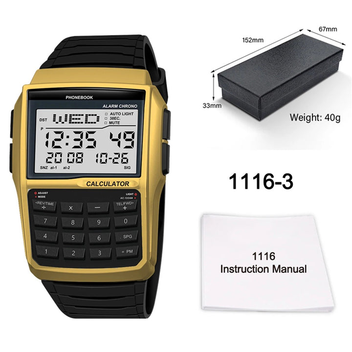 Keypad Calculator Watch