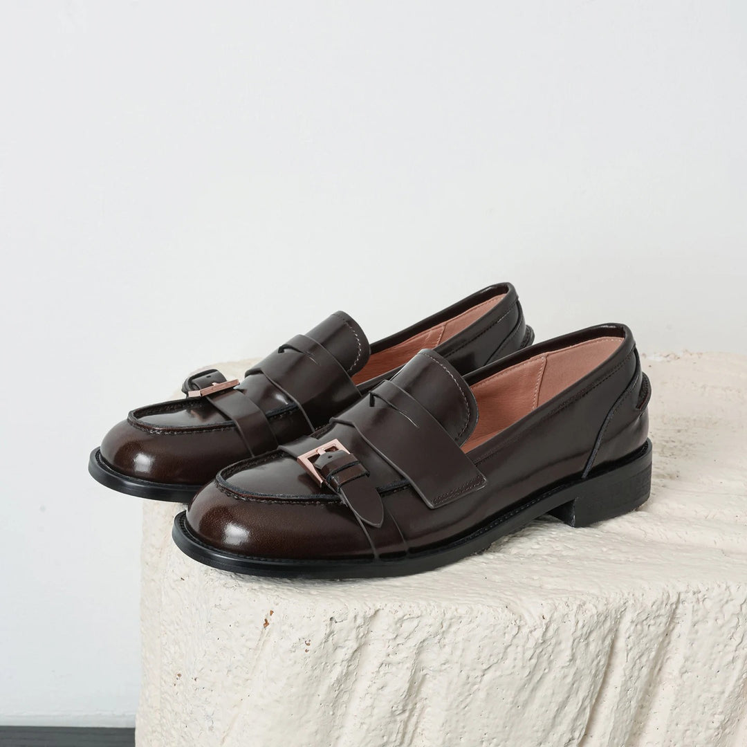 Belinda Buckle Loafers