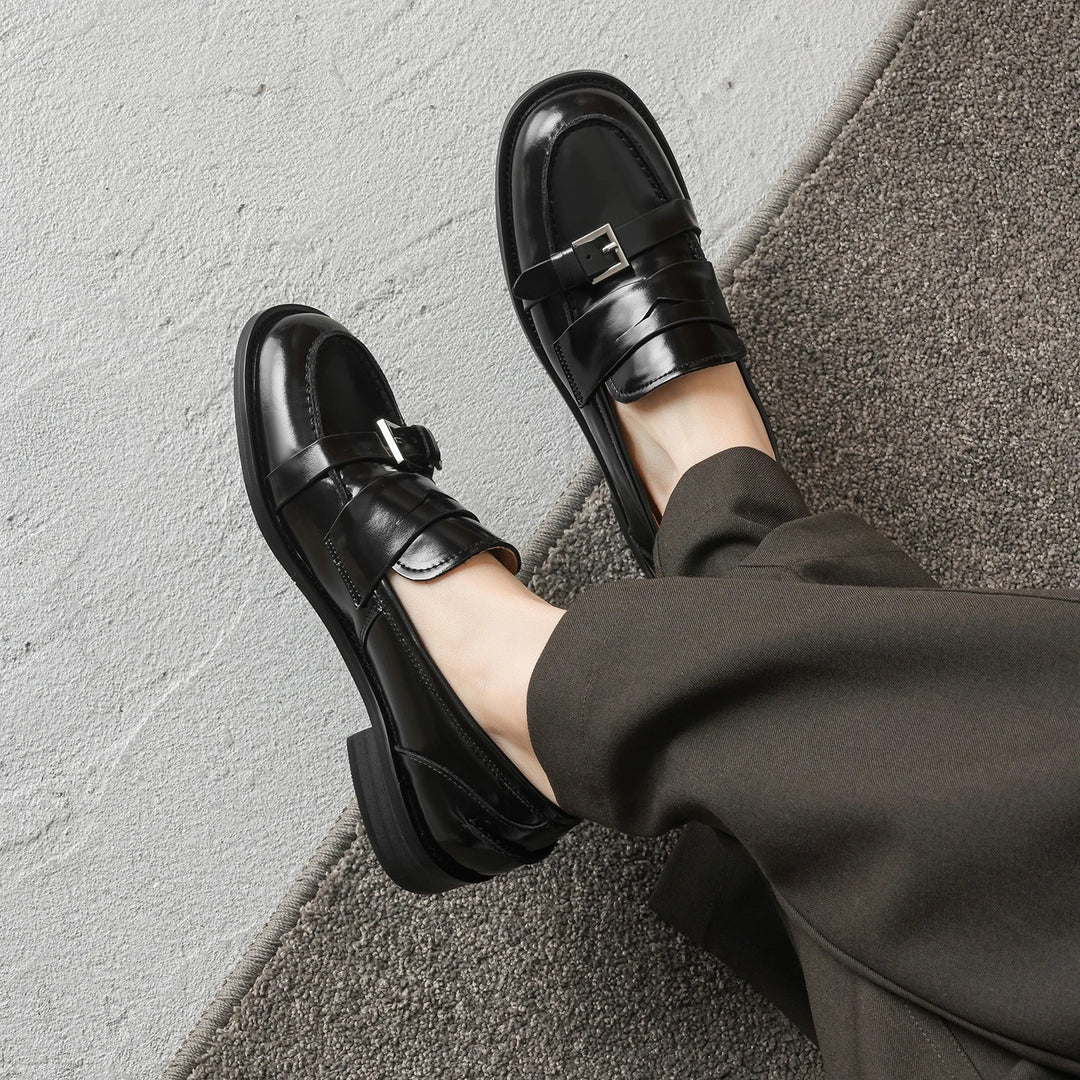 Belinda Buckle Loafers