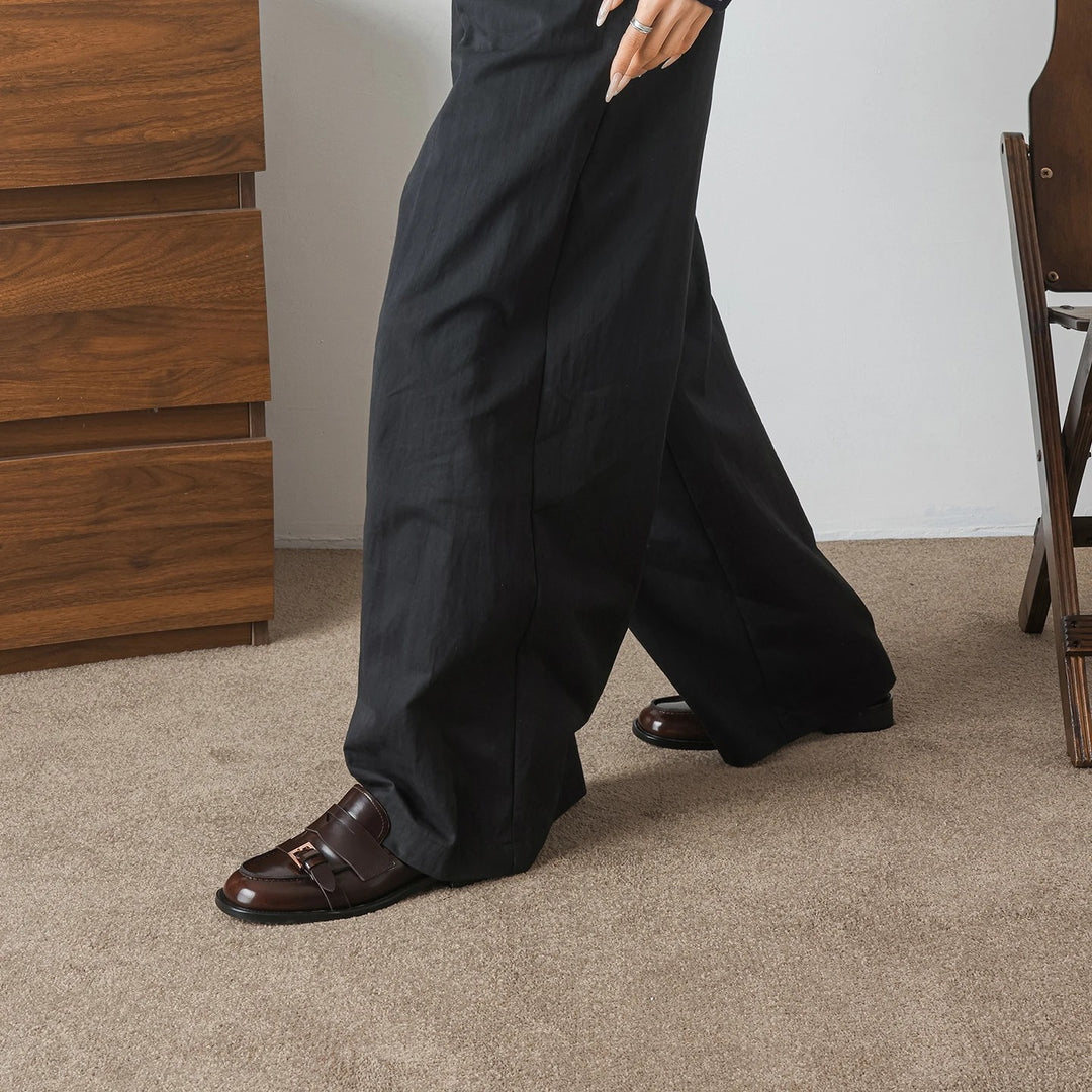 Belinda Buckle Loafers