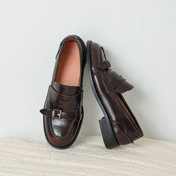 Belinda Buckle Loafers