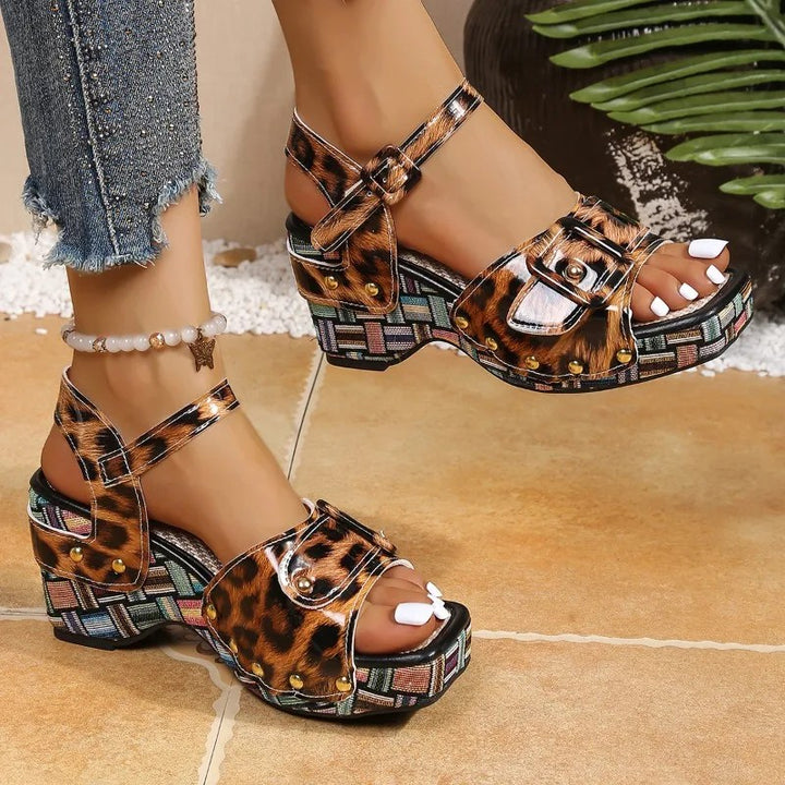 Wanda Wedge Sandals