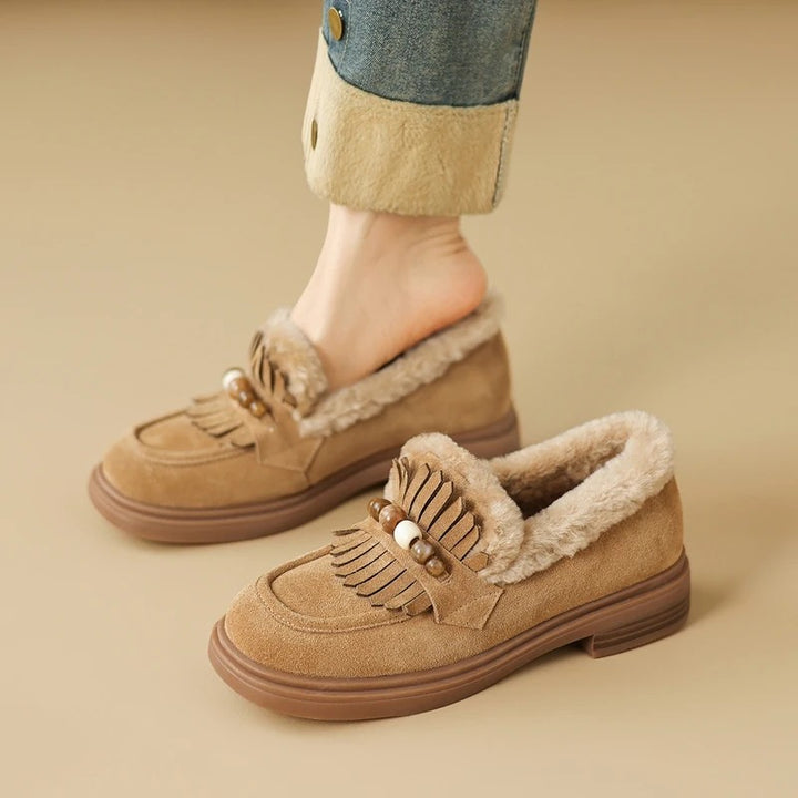 Tassela Shearling Loafers