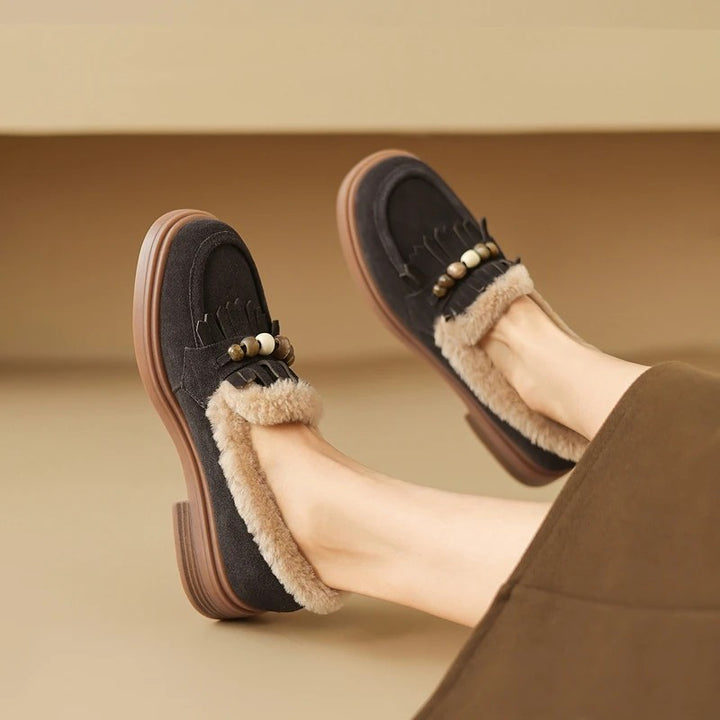 Tassela Shearling Loafers