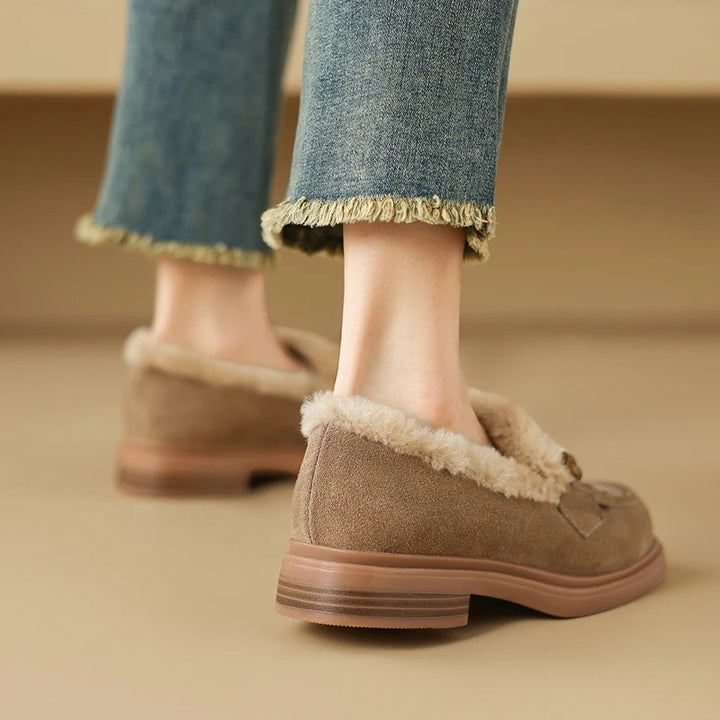 Tassela Shearling Loafers