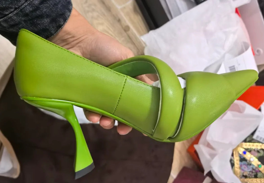 Ondine Twist-Strap Pumps