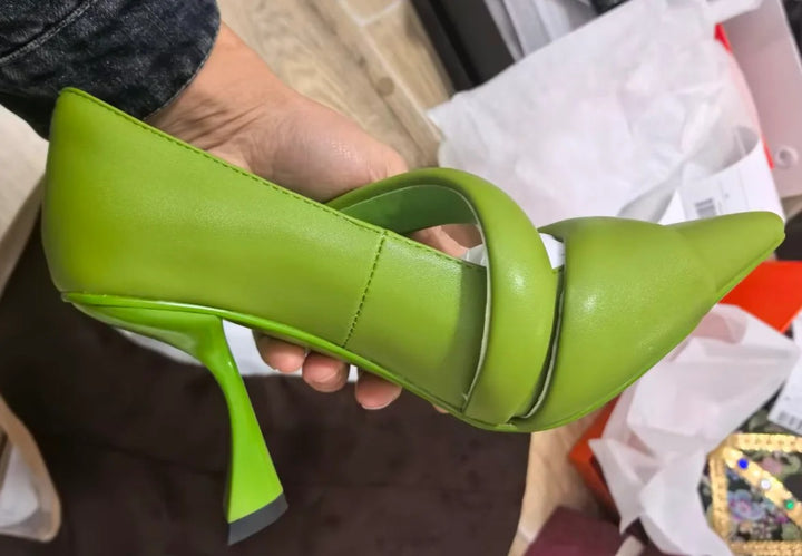 Ondine Twist-Strap Pumps