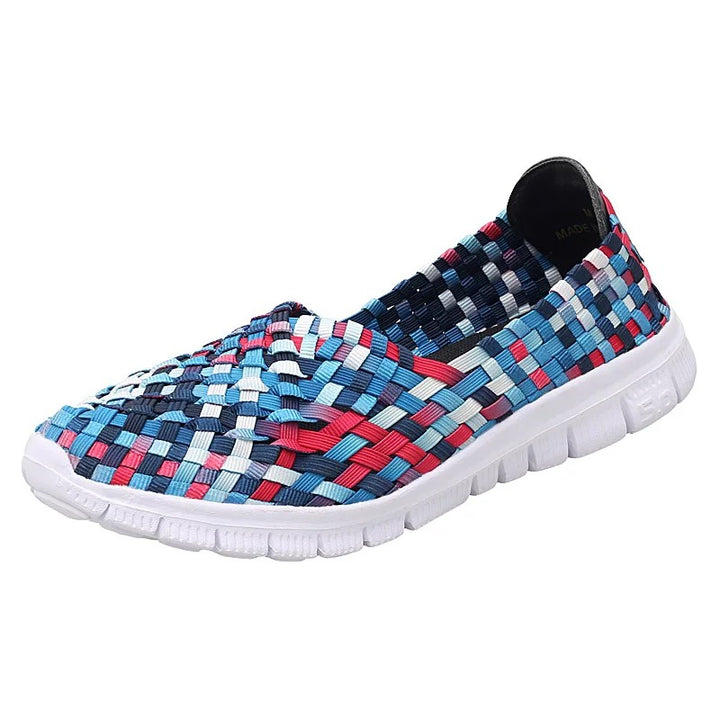 Basket Woven Slip-On Sneakers
