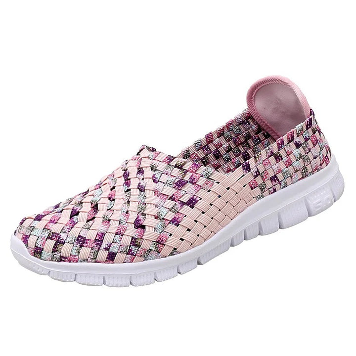Basket Woven Slip-On Sneakers