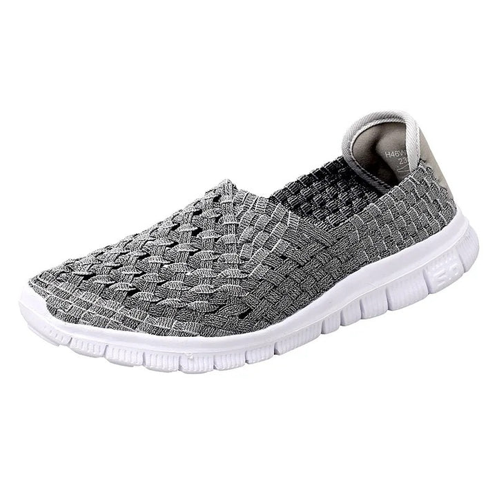 Basket Woven Slip-On Sneakers