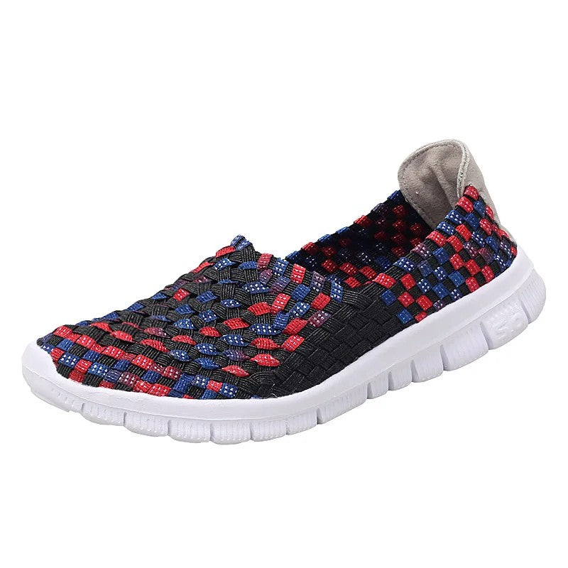 Basket Woven Slip-On Sneakers