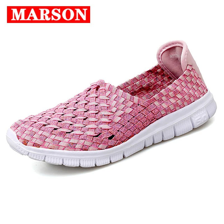 Basket Woven Slip-On Sneakers