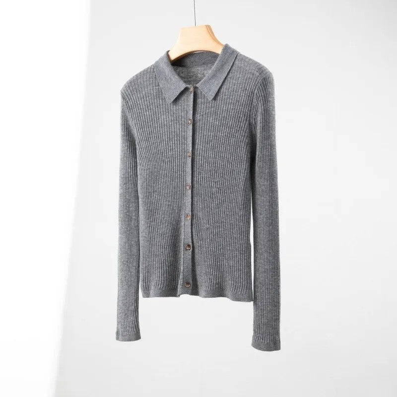 Shepherd Merino Polo Cardigan