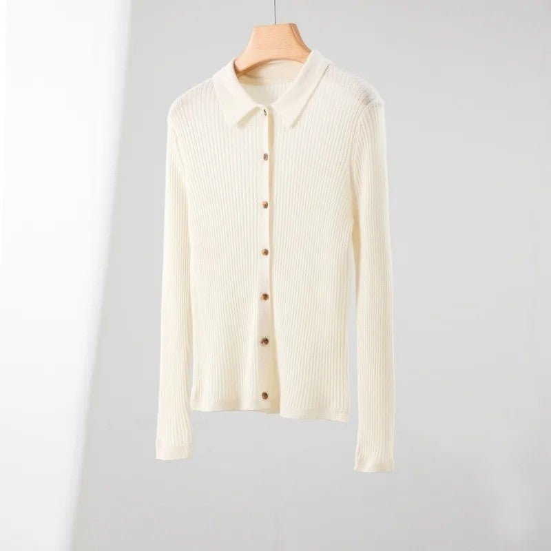 Shepherd Merino Polo Cardigan