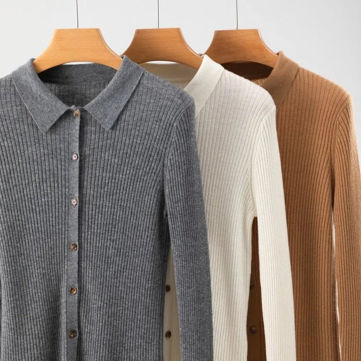 Shepherd Merino Polo Cardigan