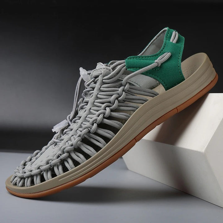Kanpai Woven Cord Sandals