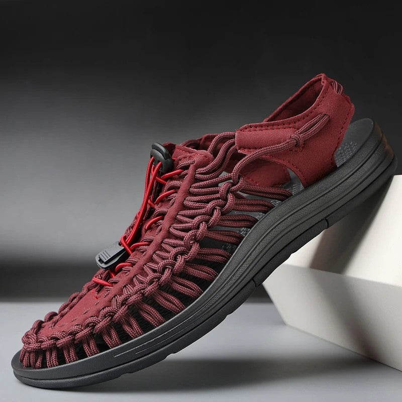 Kanpai Woven Cord Sandals