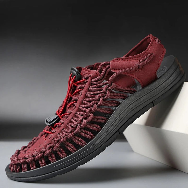 Kanpai Woven Cord Sandals