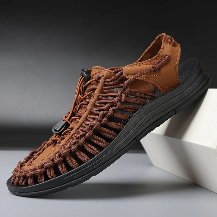 Kanpai Woven Cord Sandals