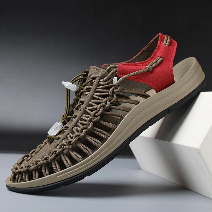 Kanpai Woven Cord Sandals