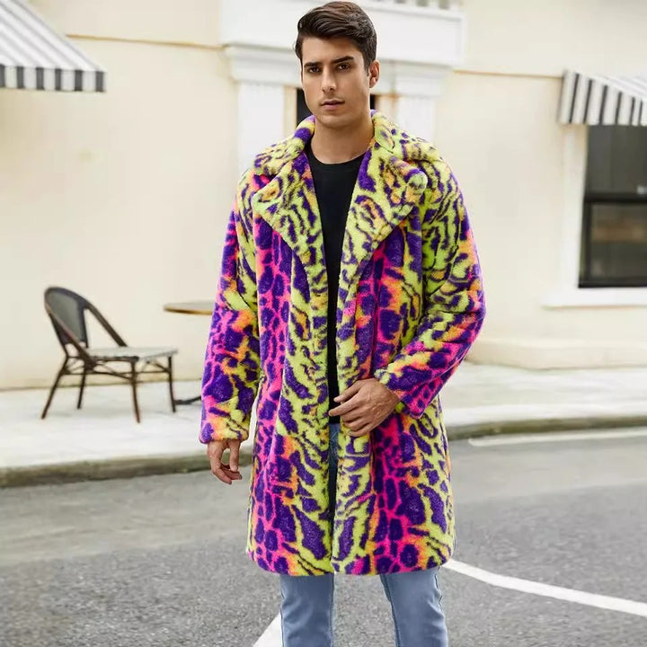 Riot Leopard Fur Coat