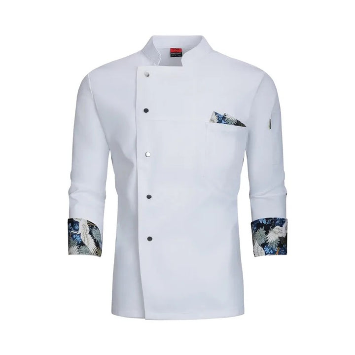 Kuroshio Wave-Cuff Chef Jacket