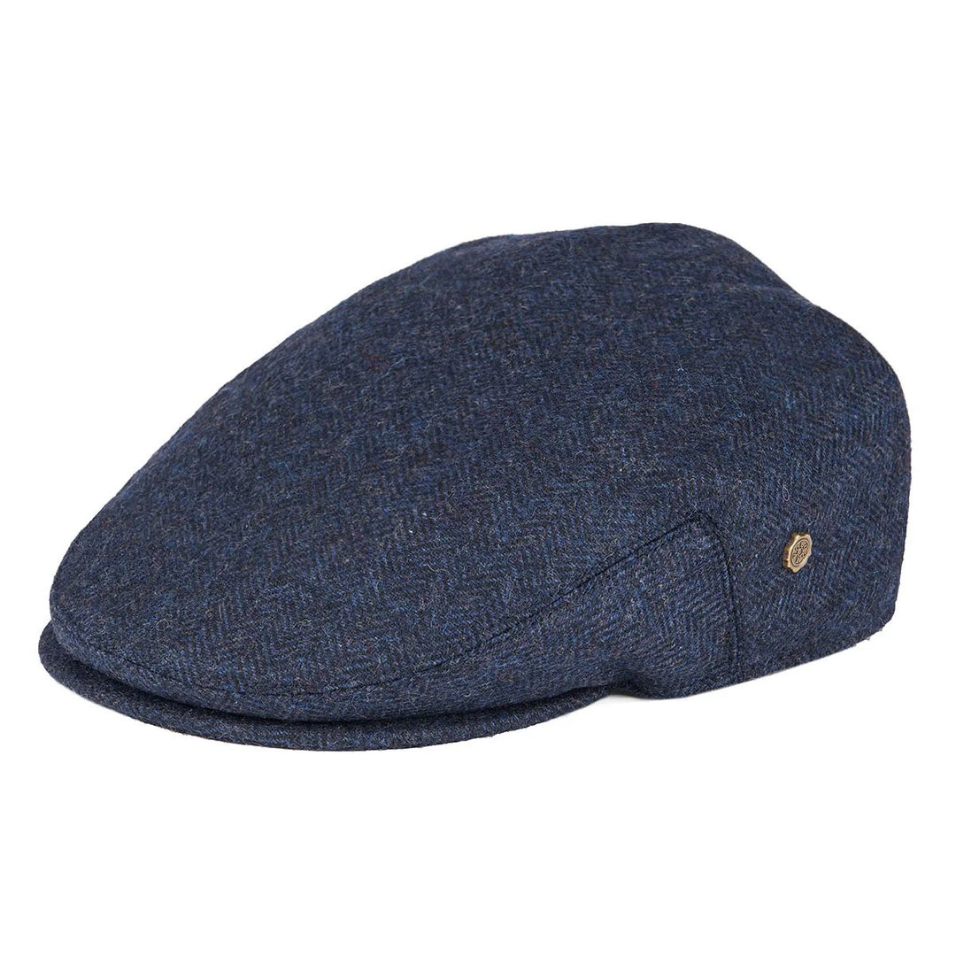 Thatcher Herringbone Flat Cap
