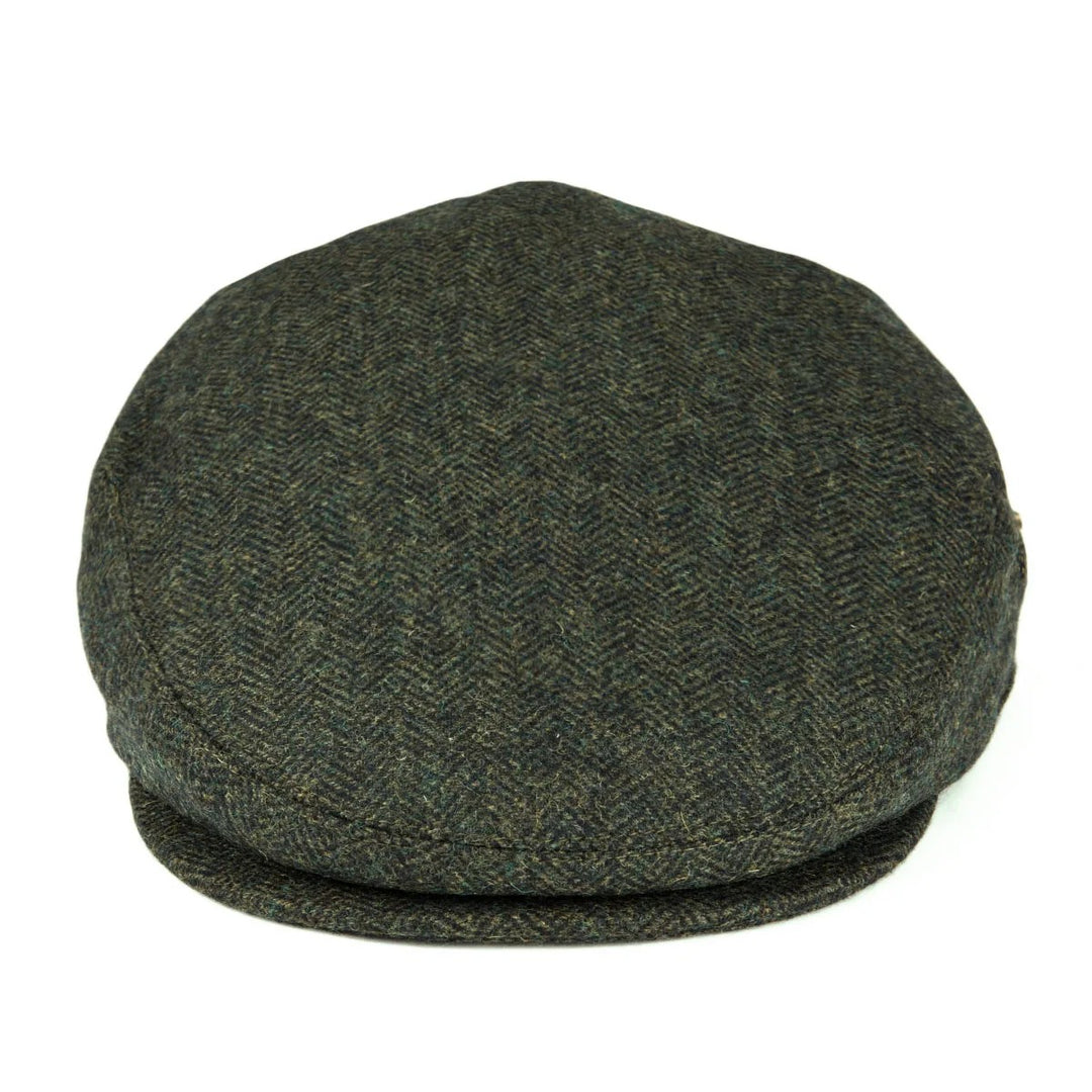 Thatcher Herringbone Flat Cap
