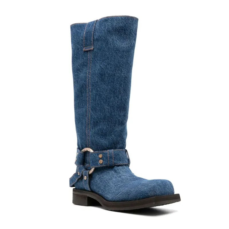 Rodeo Harness Knee Boots